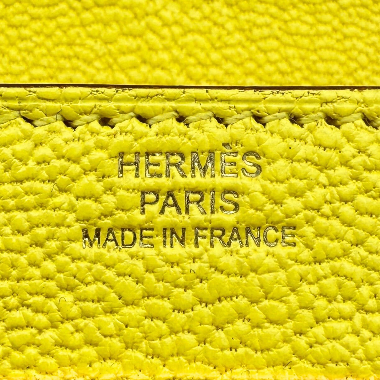 Hermès Hermès Kelly To Go Jaune Citron Fullset Geel