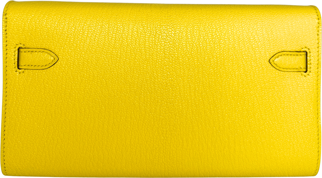 Hermès Hermès Kelly To Go Jaune Citron Fullset Geel