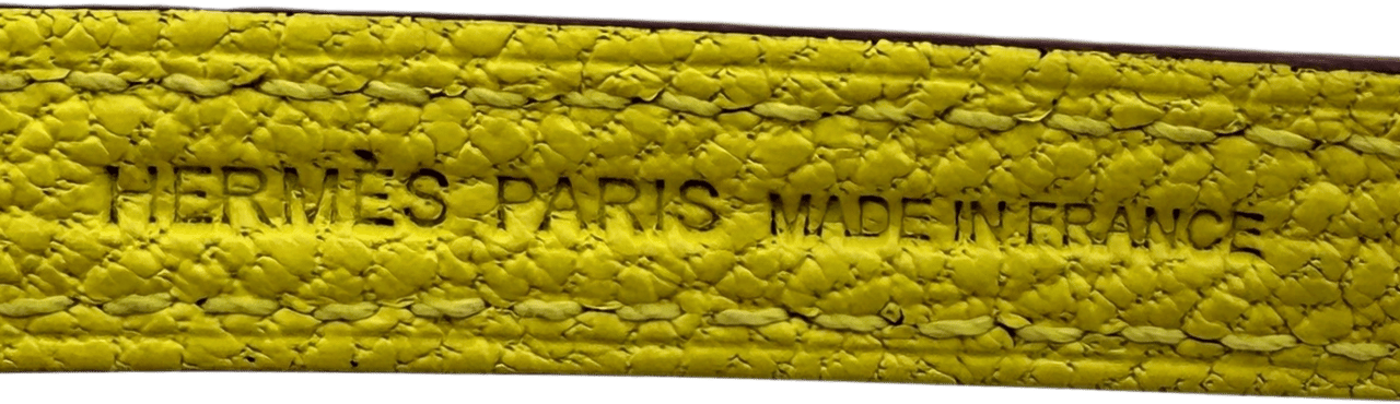 Hermès Hermès Kelly To Go Jaune Citron Fullset Geel