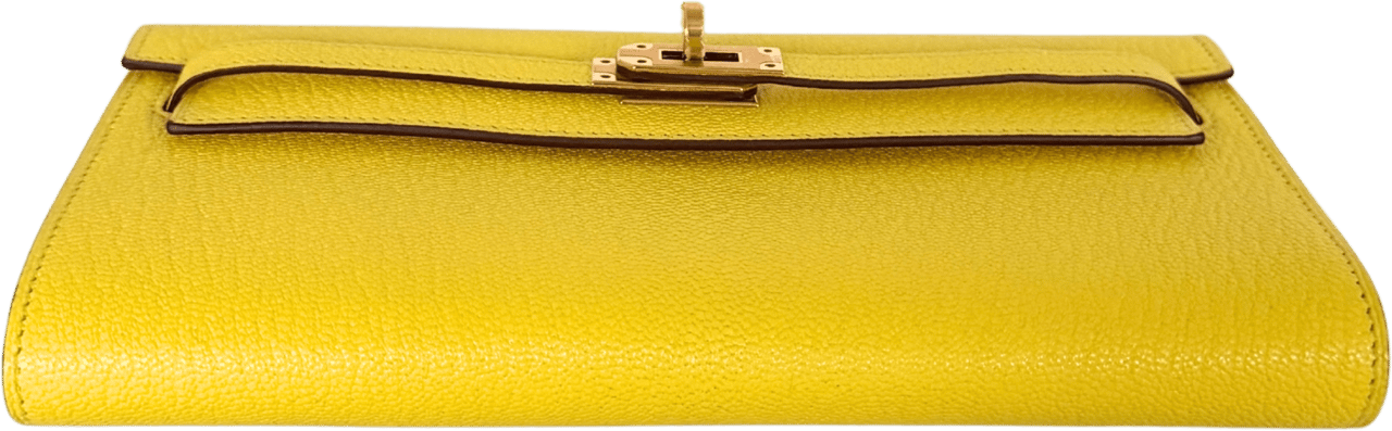 Hermès Hermès Kelly To Go Jaune Citron Fullset Geel