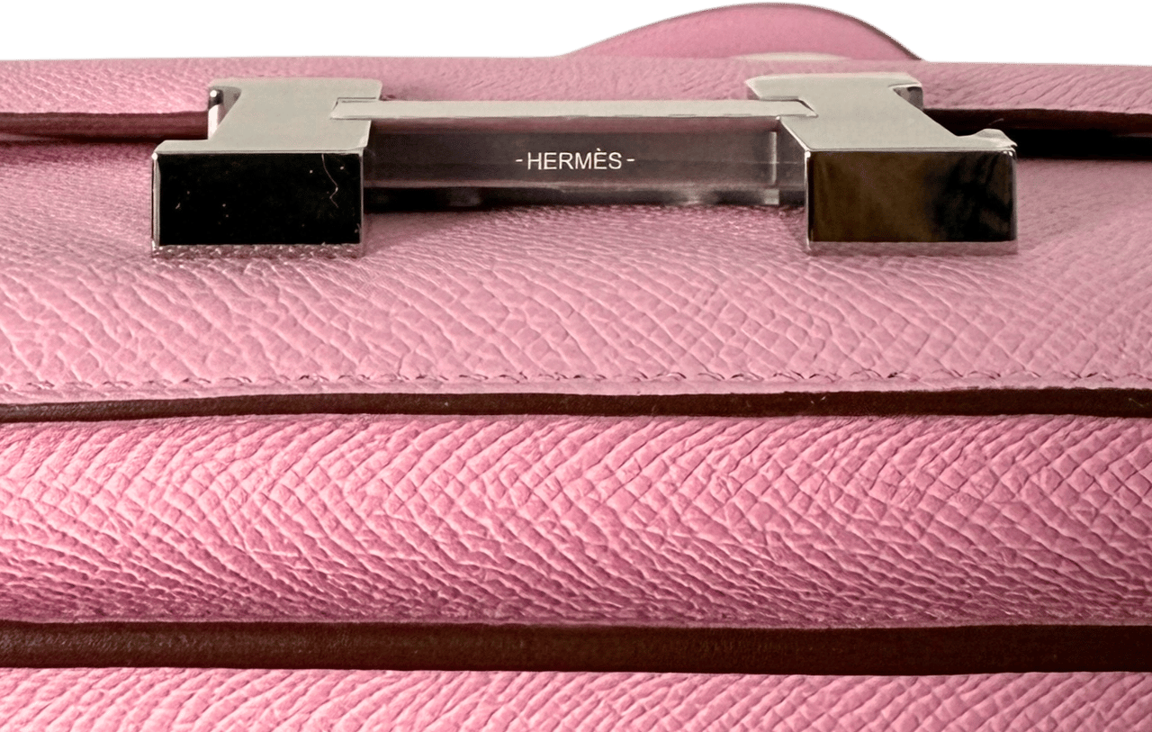 Hermès Hermès Constance 18 Epsom Leder Mauve Sylvestre Fullset / neuwertig Roze