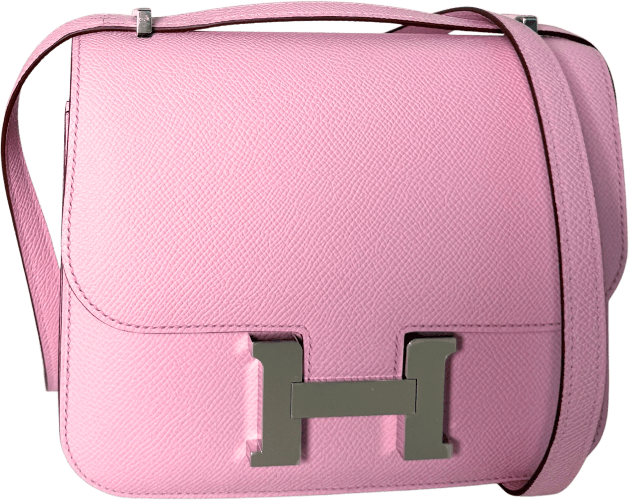 Hermès Hermès Constance 18 Epsom Leder Mauve Sylvestre Fullset / neuwertig Roze