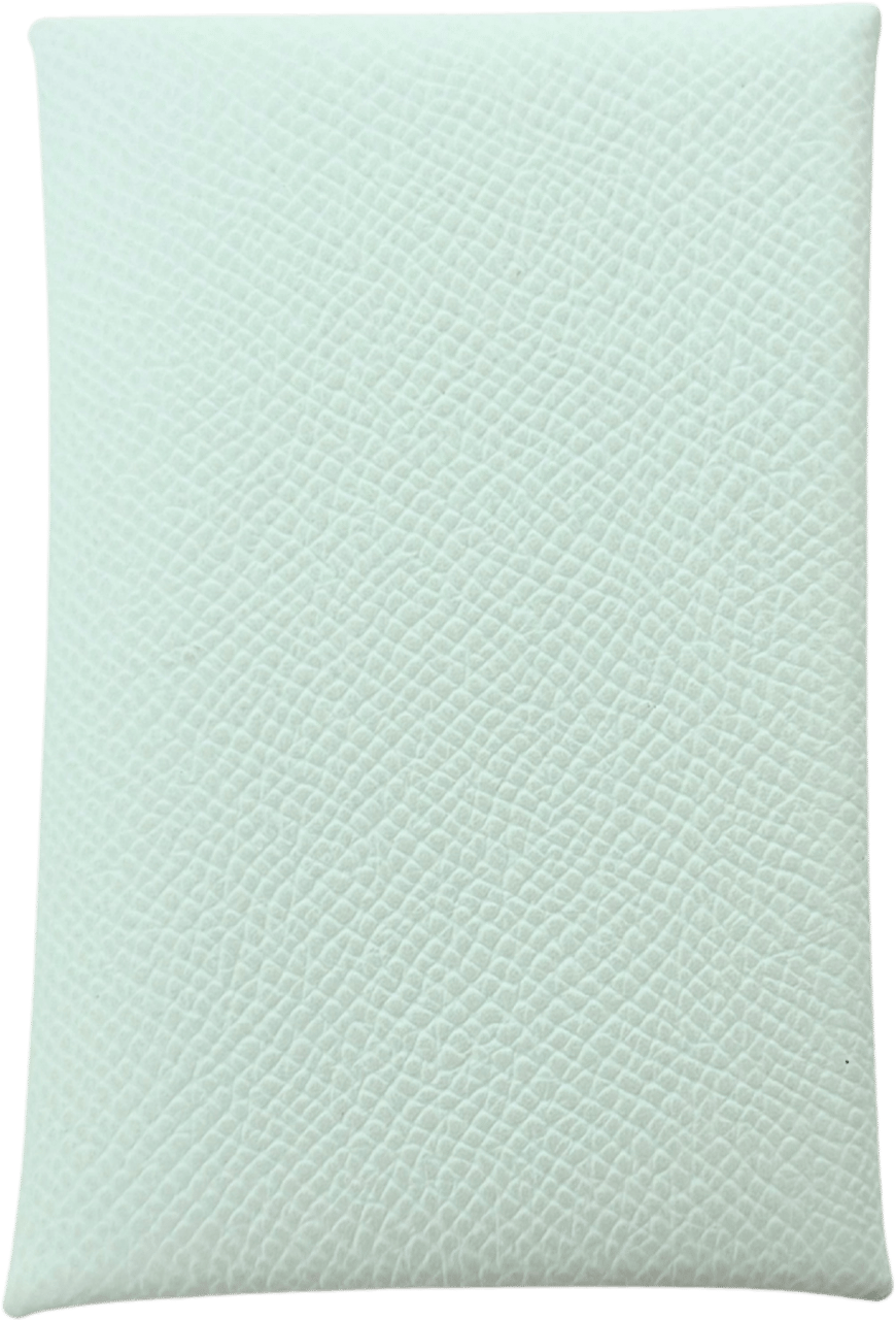 Hermès Hermès Kartenetui Calvi Duo Compact Vert Peppermint Fullset / neuwertig Groen