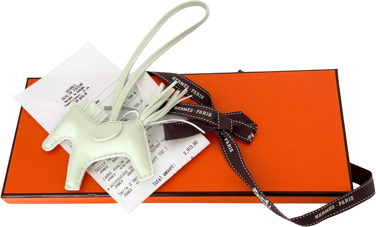 Hermès Hermès Taschenaccessoire Rodéo PM Vert Fizz Fullset / neuwertig Groen