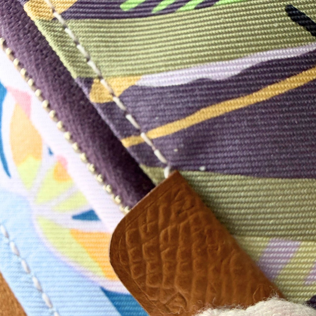 Hermès Hermès Silk'In Classique Brieftasche Epsom Leder braun Fullset / neuwertig Bruin