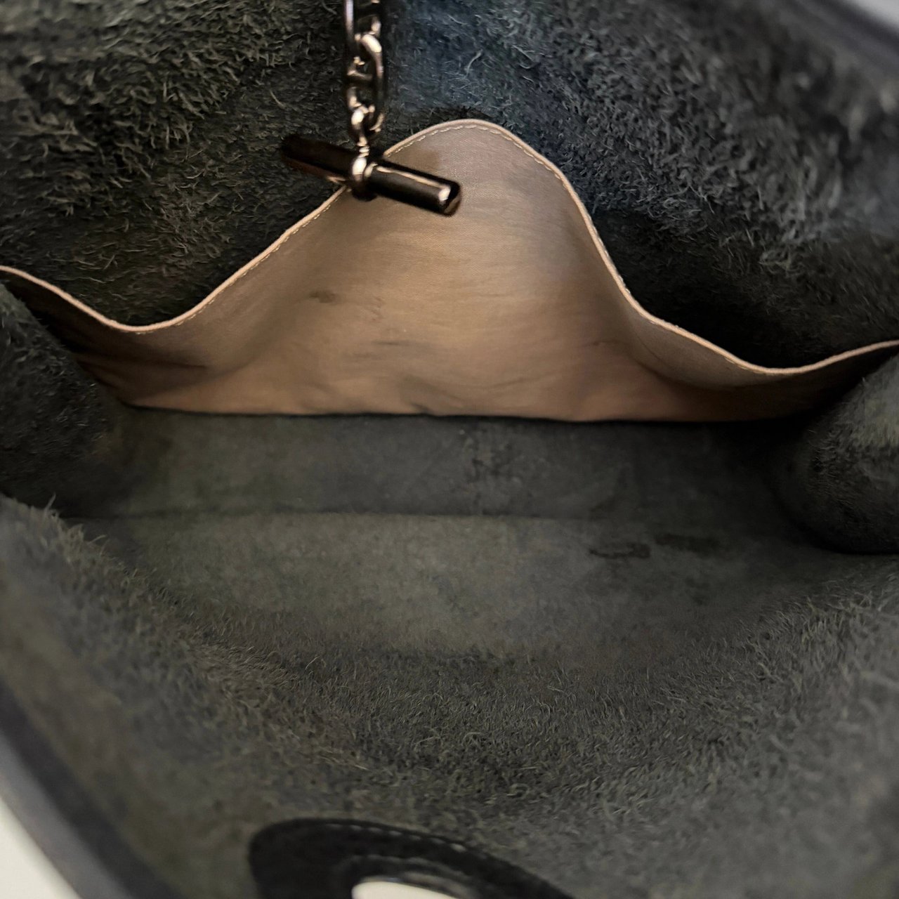 Hermès Vespa PM Vintage Clemence Leather Dark Gray / Very Good Grijs