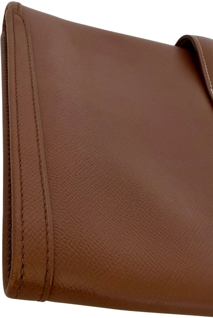 Hermès Vintage Jige 29 Courchevel Leather Brown / Good Bruin