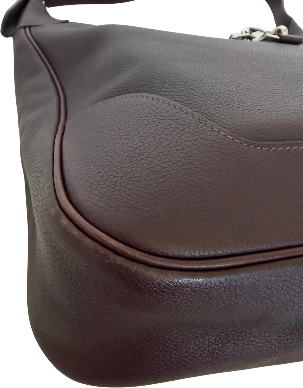 Hermès Trim 31 Shoulder Bag Brown Evergrain Leather / Good Bruin