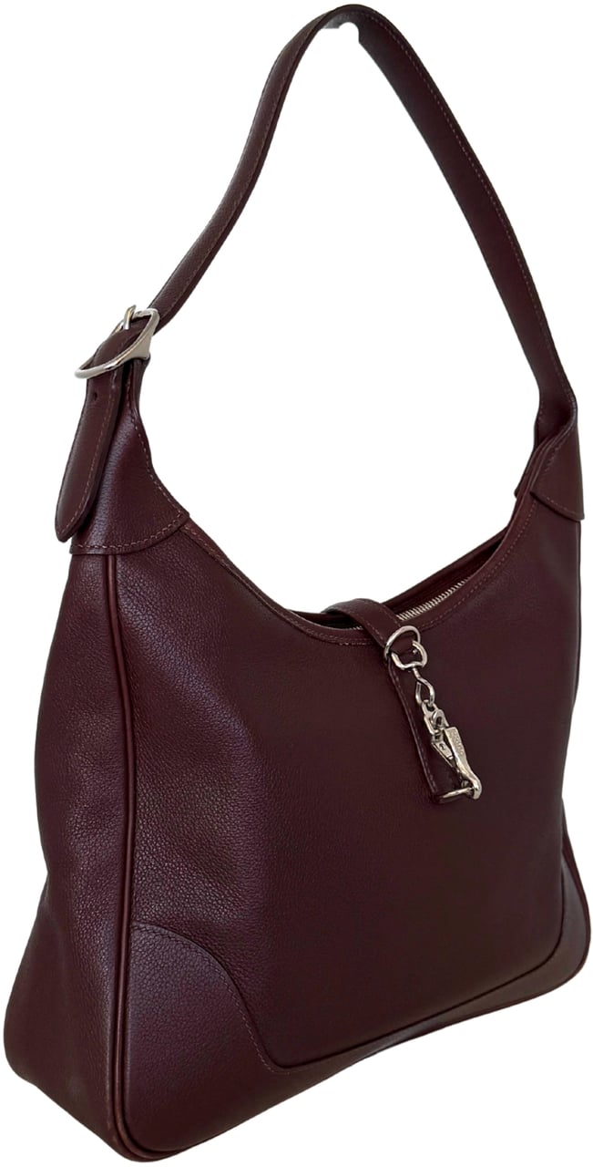Hermès Trim 31 Shoulder Bag Brown Evergrain Leather / Good Bruin