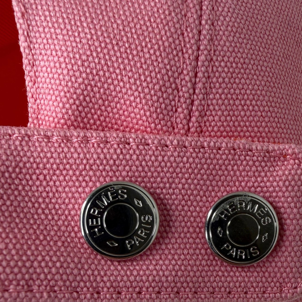 Hermès Hermès Davis Sunshine Hat Größe 60 rosa Roze