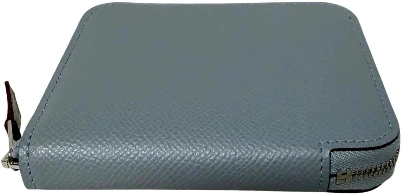 Hermès Hermès Silk'In Calfskin Wallet Blauw