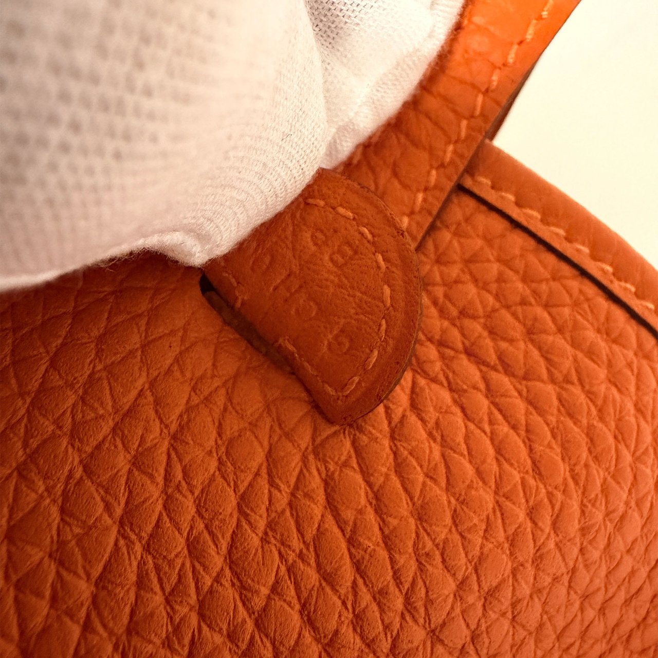 Hermès Hermès Evelyne 16 Leather Orange Full Set 2026 Oranje