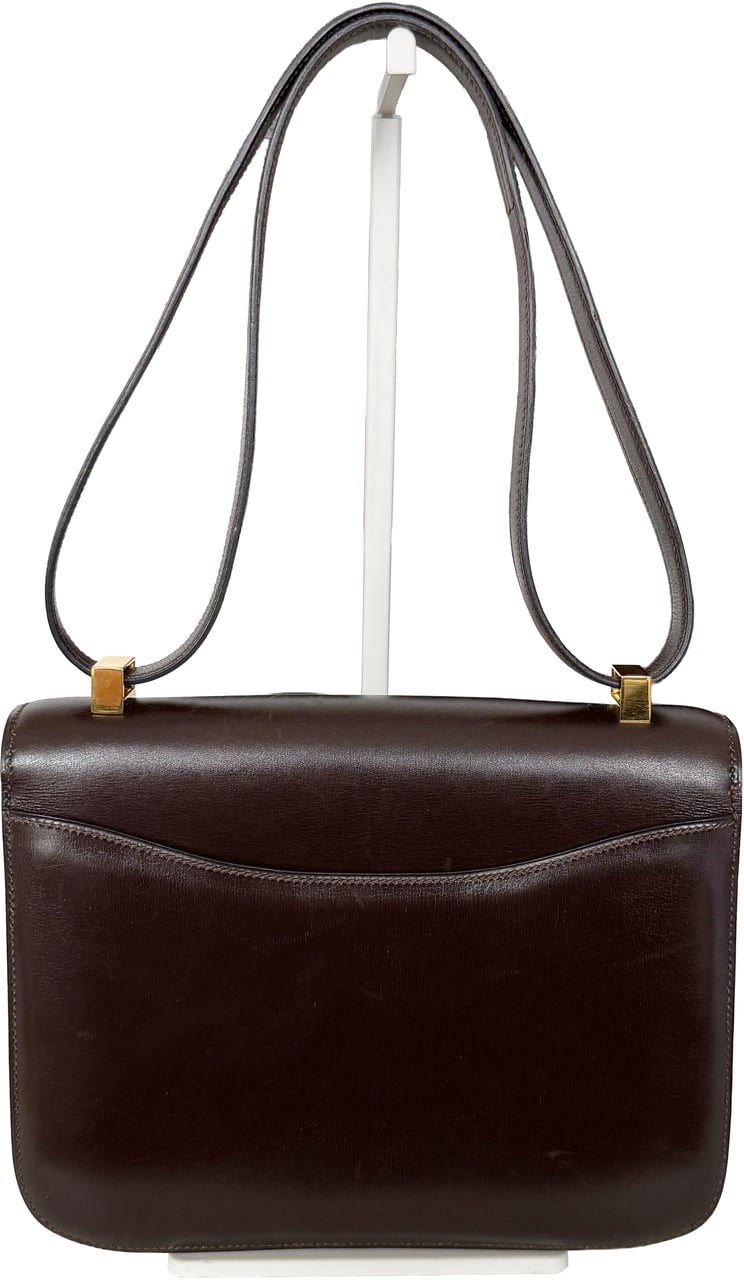 Hermès Vintage Constance 23 Boxcalf Leder braun GHW / sehr gut Bruin