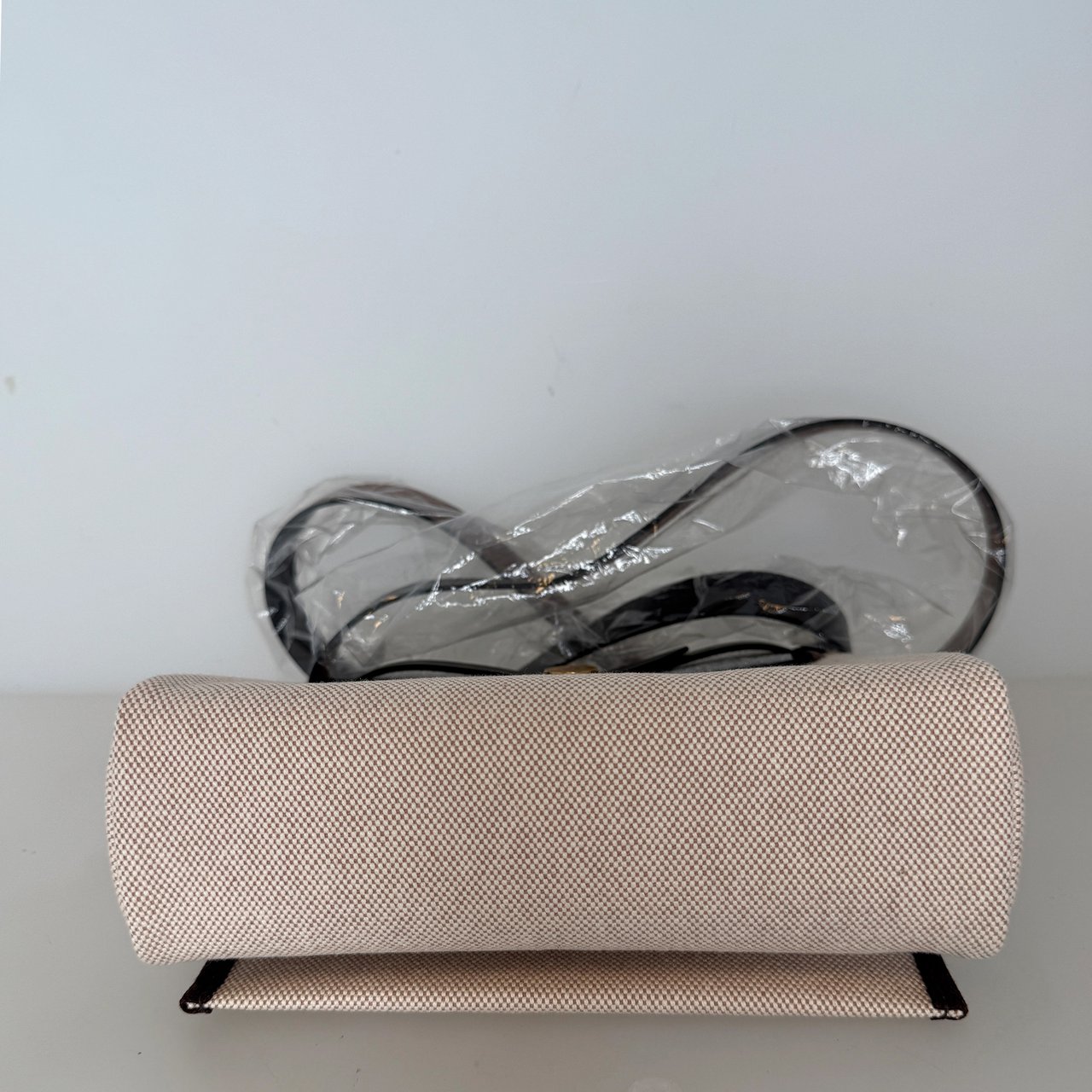 Hermès Herbag Zip 20 Mini Ecru Beige GHW Fullset / neuwertig Beige