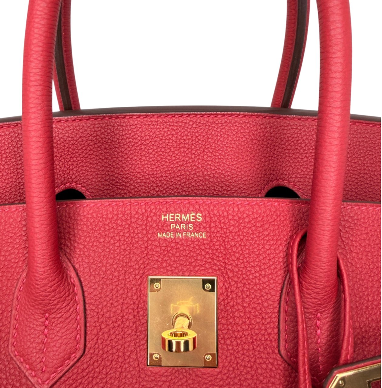 Hermès Birkin Bag 35 Togo Leder Rouge Vif goldene Hardware 2020 Rood