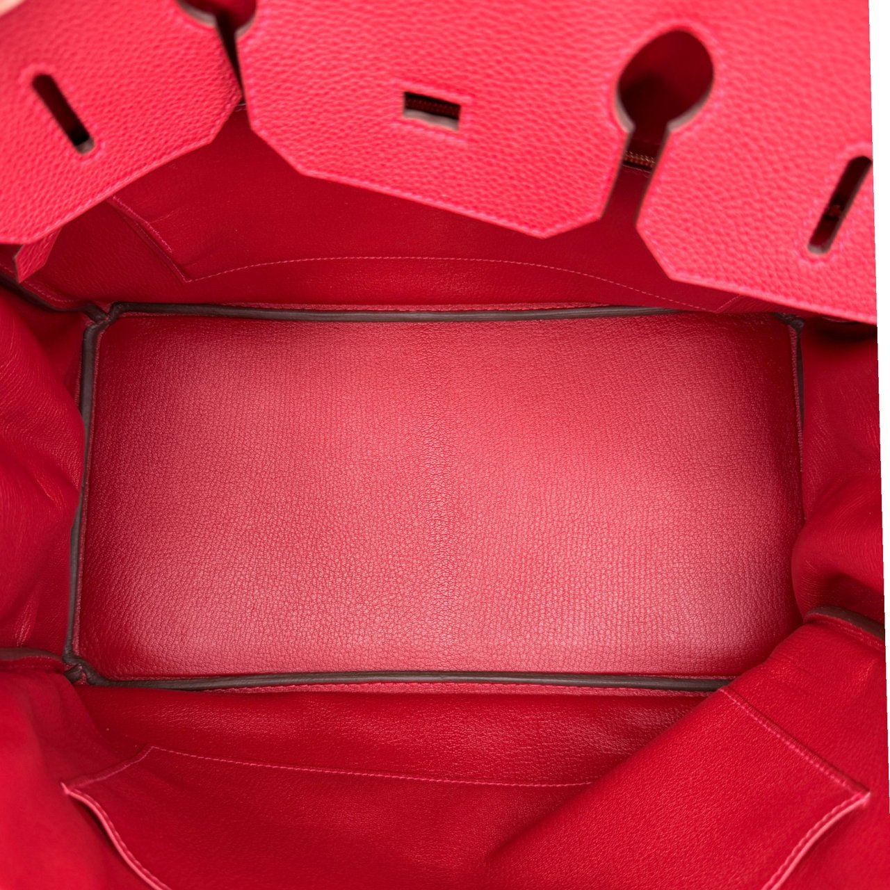 Hermès Birkin Bag 35 Togo Leder Rouge Vif goldene Hardware 2020 Rood