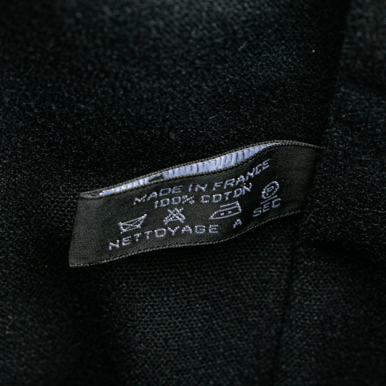 Hermès Toile Fourre Tout Cabas Zwart