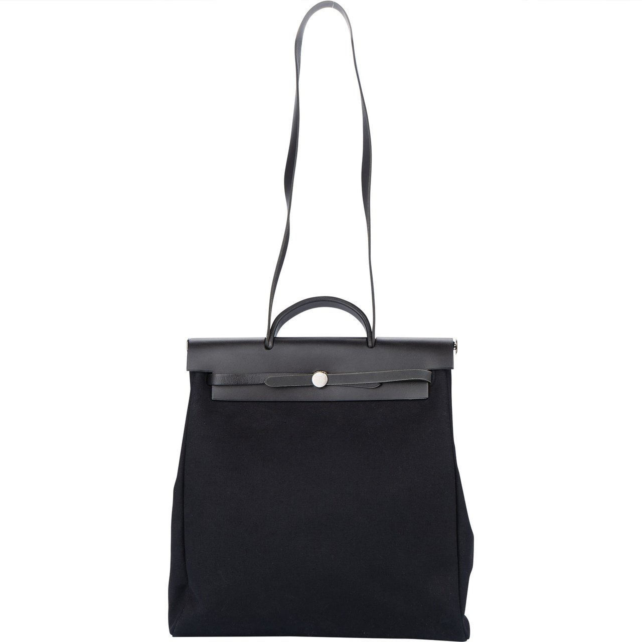 Hermès Hermès Classic Black Herbag 39 Handbag Zwart