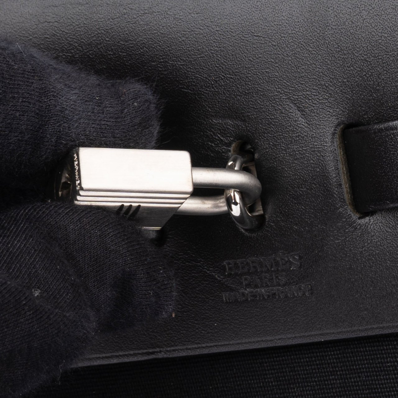 Hermès Hermès Classic Black Herbag 39 Handbag Zwart