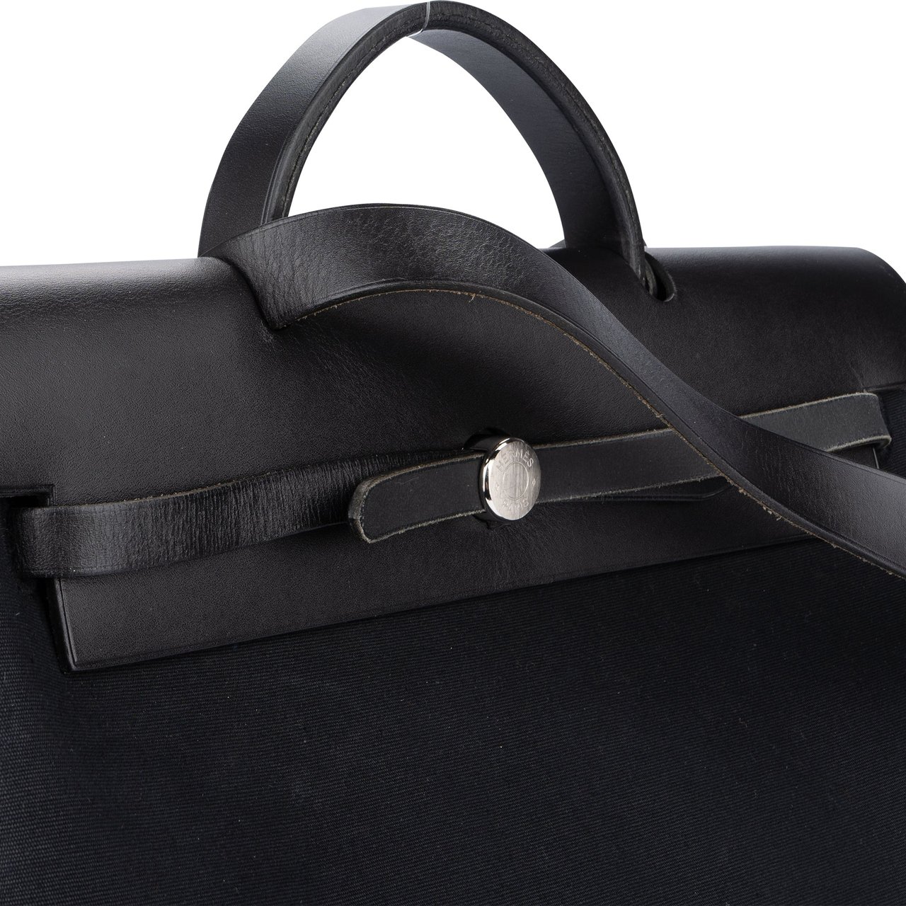 Hermès Hermès Classic Black Herbag 39 Handbag Zwart