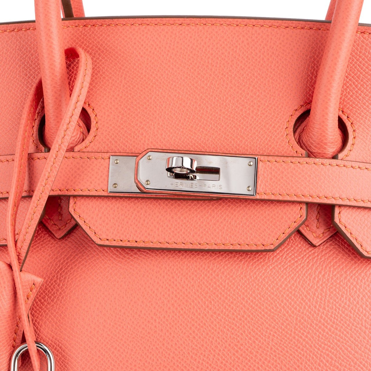 Hermès Hermès Flamingo Epsom Leather Birkin 35 Handbag Rood