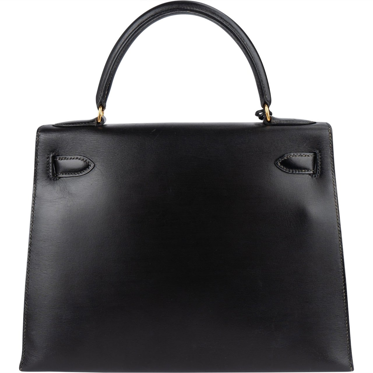 Hermès Box Calf Sellier Kelly 28 Handbag Zwart