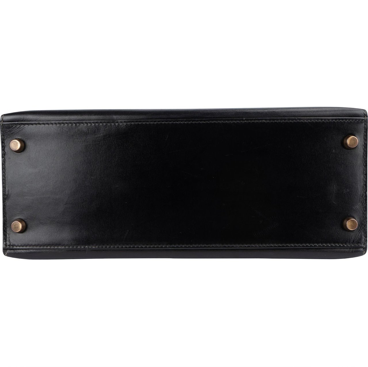 Hermès Box Calf Sellier Kelly 28 Handbag Zwart