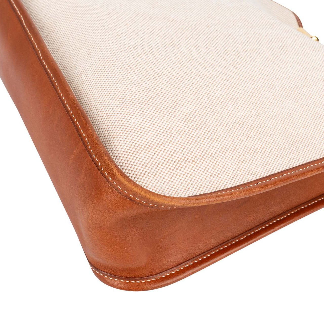 Hermès Hermès Toile Vespa PM Shoulder Bag Beige
