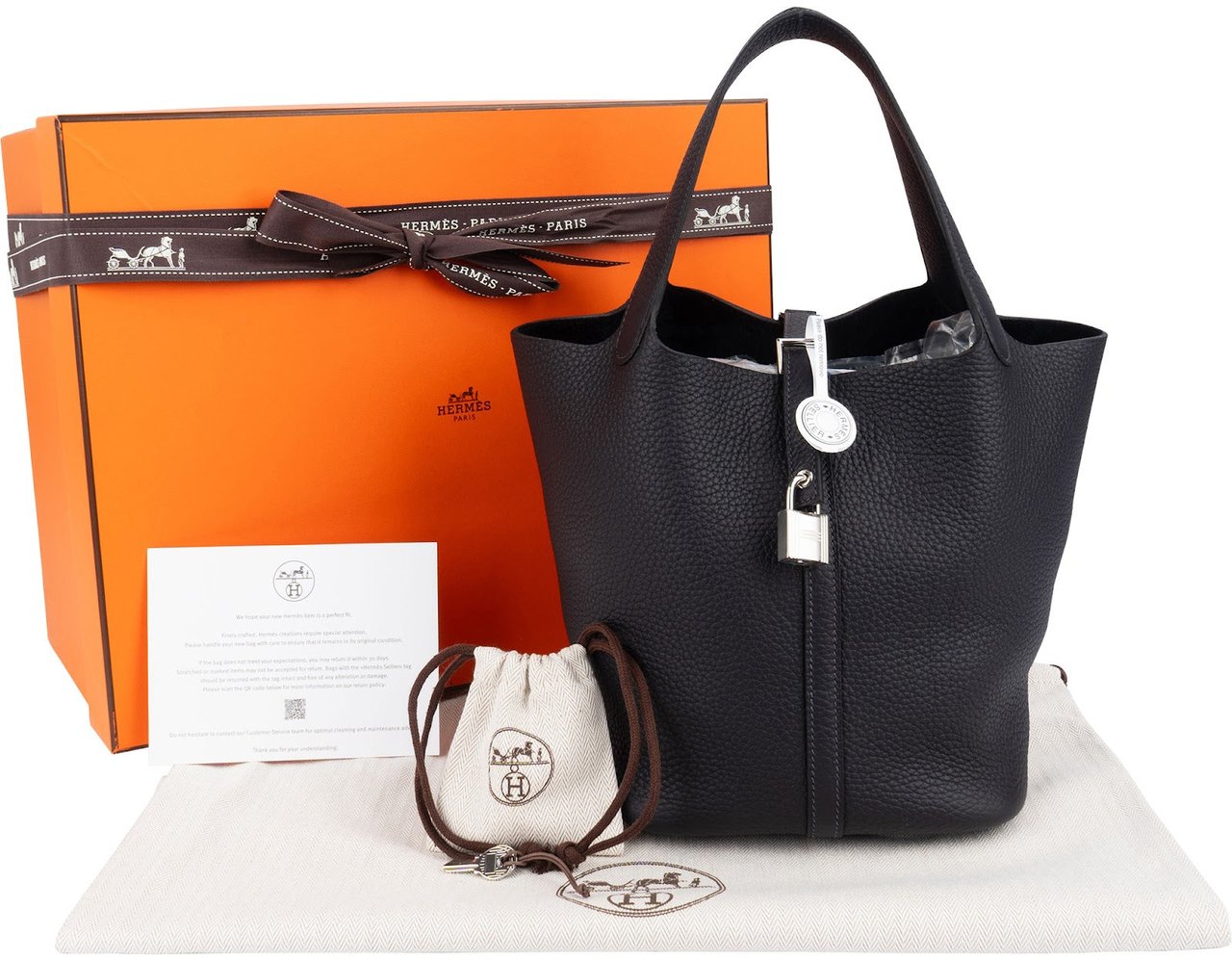 Hermès Hermès Taurillon Clemence Leather Caban Picotin Lock 22 Handbag Blauw