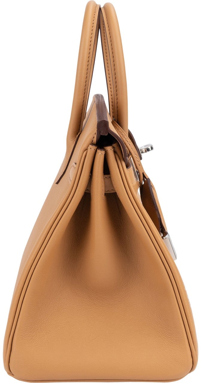 Hermès Biscuit Swift Leather Limited In And Out Birkin 25 Handbag Goud