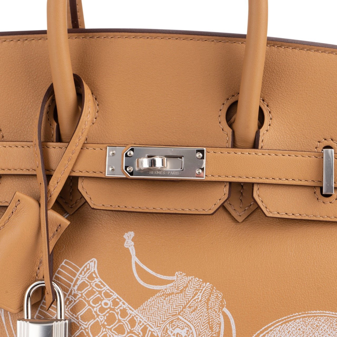 Hermès Biscuit Swift Leather Limited In And Out Birkin 25 Handbag Goud