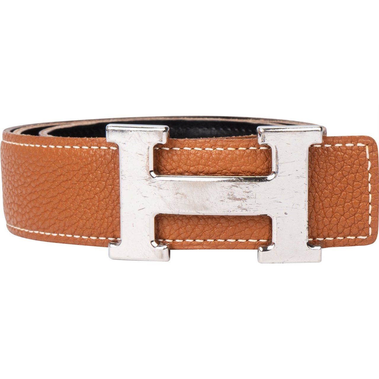 Hermès Hermès Bicolor Reversilble Leather Belt (75) Divers
