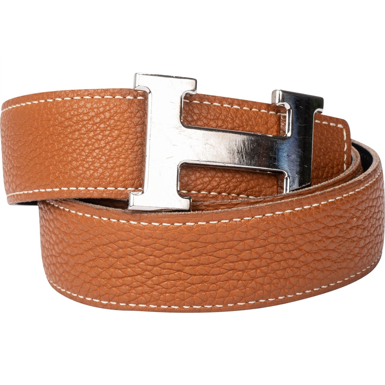 Hermès Hermès Bicolor Reversilble Leather Belt (75) Divers