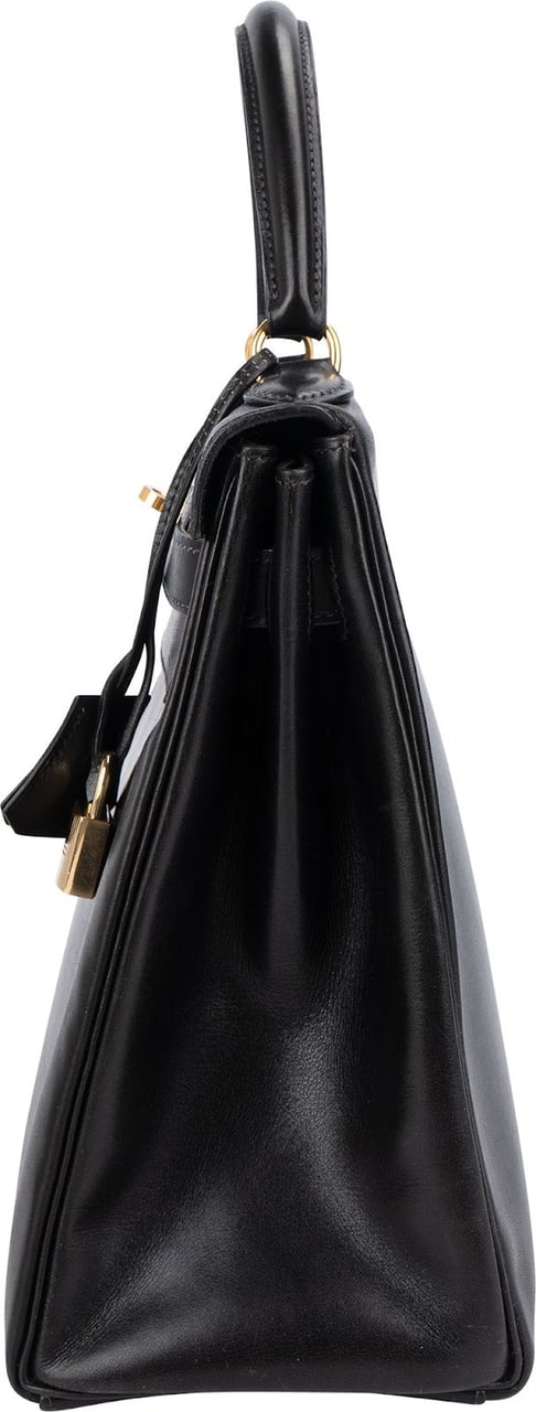 Hermès Hermès Box Calf Kelly Sellier 32 Handbag Zwart