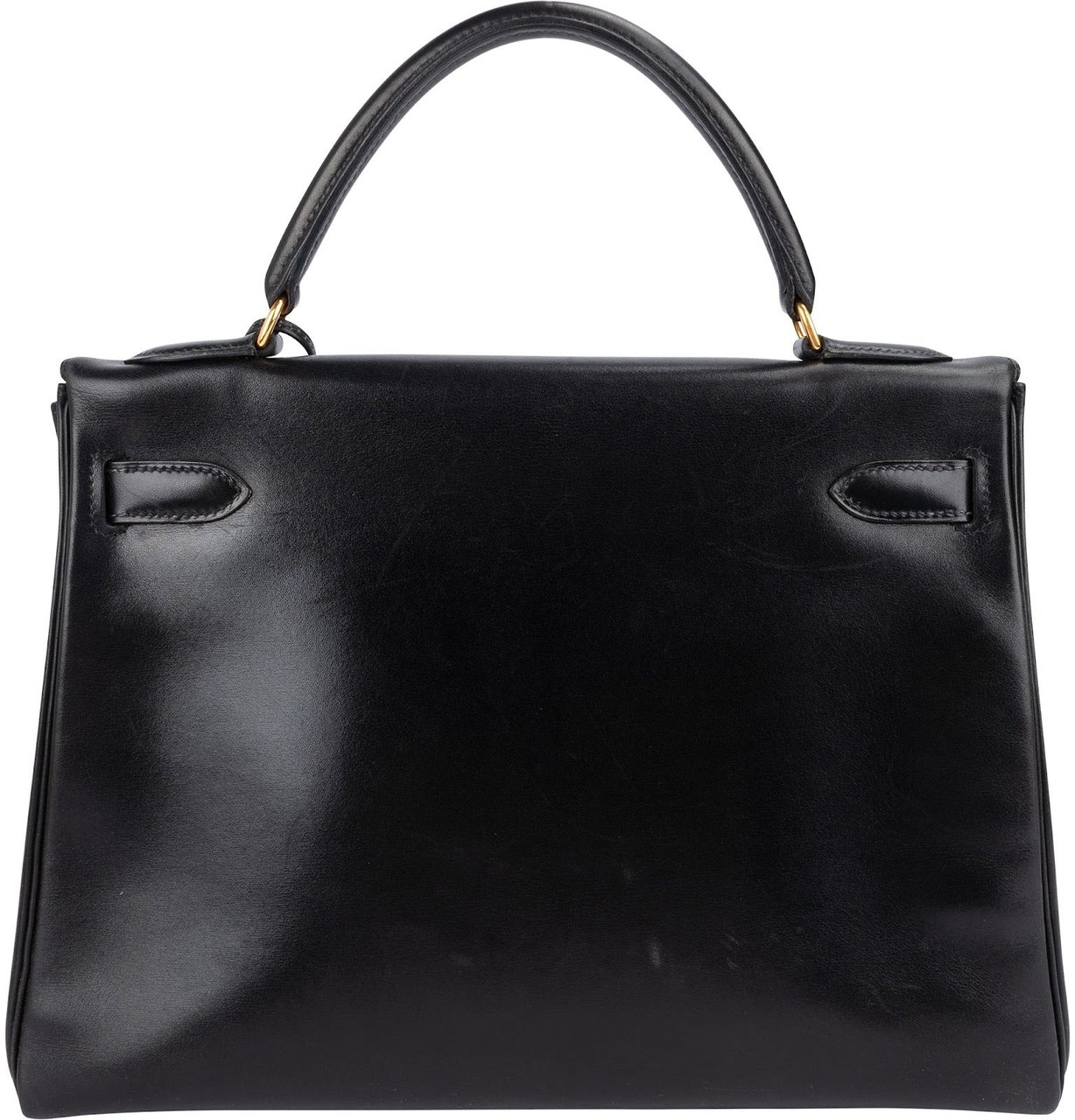 Hermès Hermès Box Calf Kelly Sellier 32 Handbag Zwart