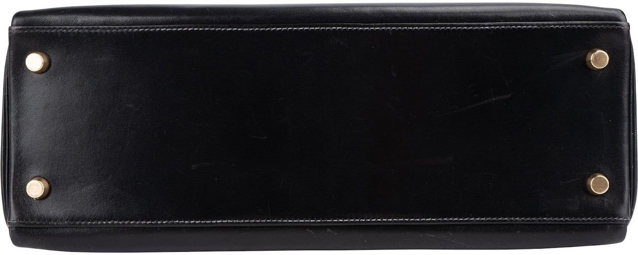 Hermès Hermès Box Calf Kelly Sellier 32 Handbag Zwart