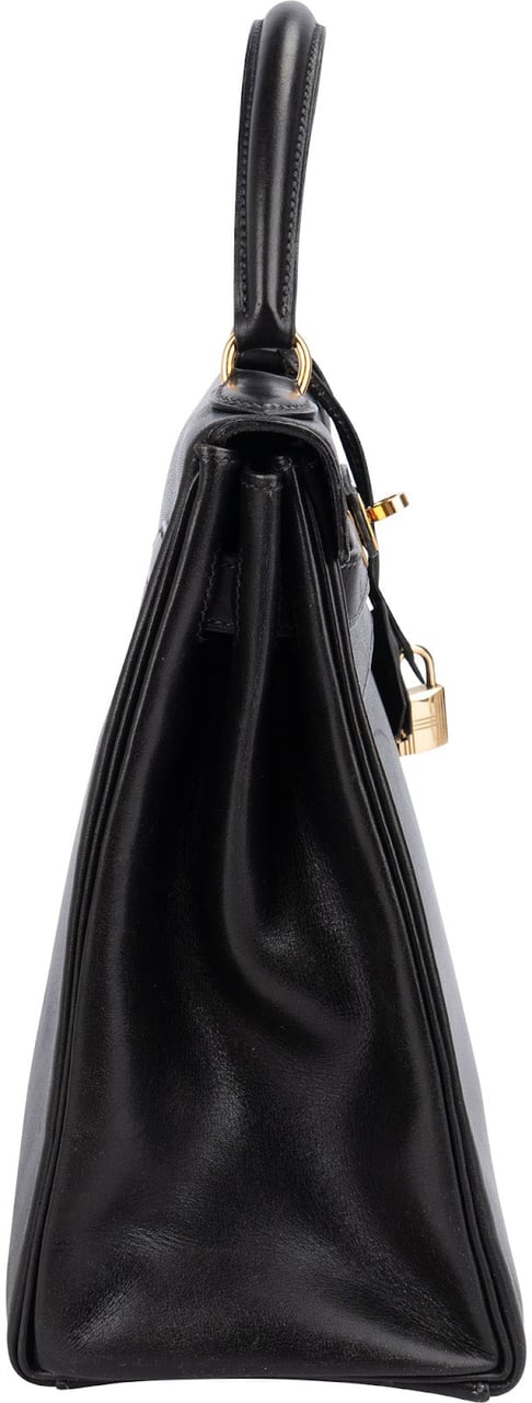 Hermès Hermès Box Calf Kelly Sellier 32 Handbag Zwart