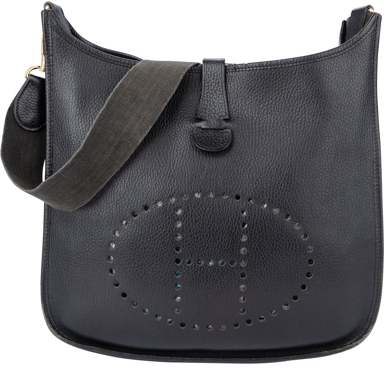 Hermès Hermès Noir Evelyne GM Ardennes Crossbody Bag Divers