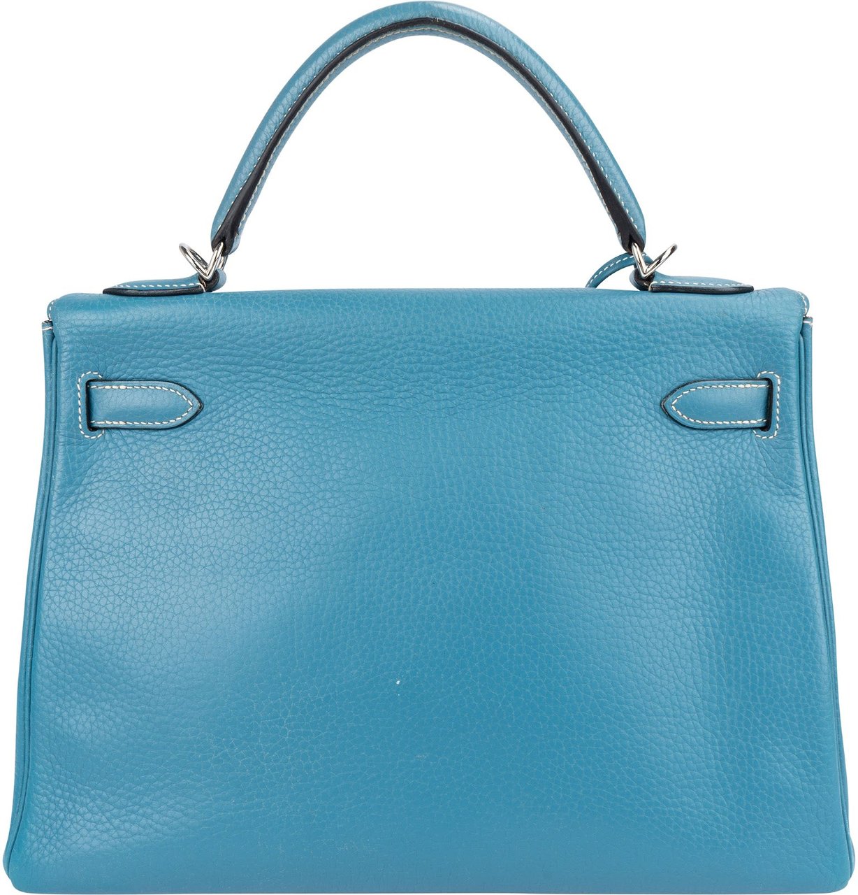 Hermès Hermès Togo Leather Kelly 32 Retourne Handbag Blauw