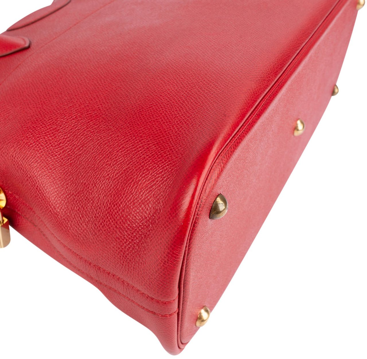 Hermès Hermès Rouge Courchevel Leather Bolide 35 Handbag Rood