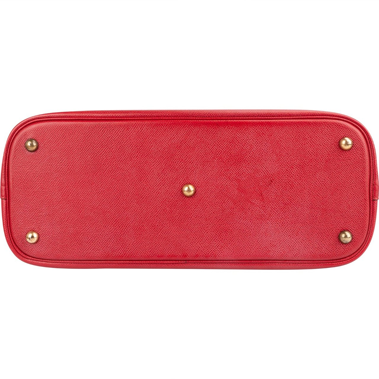 Hermès Hermès Rouge Courchevel Leather Bolide 35 Handbag Rood