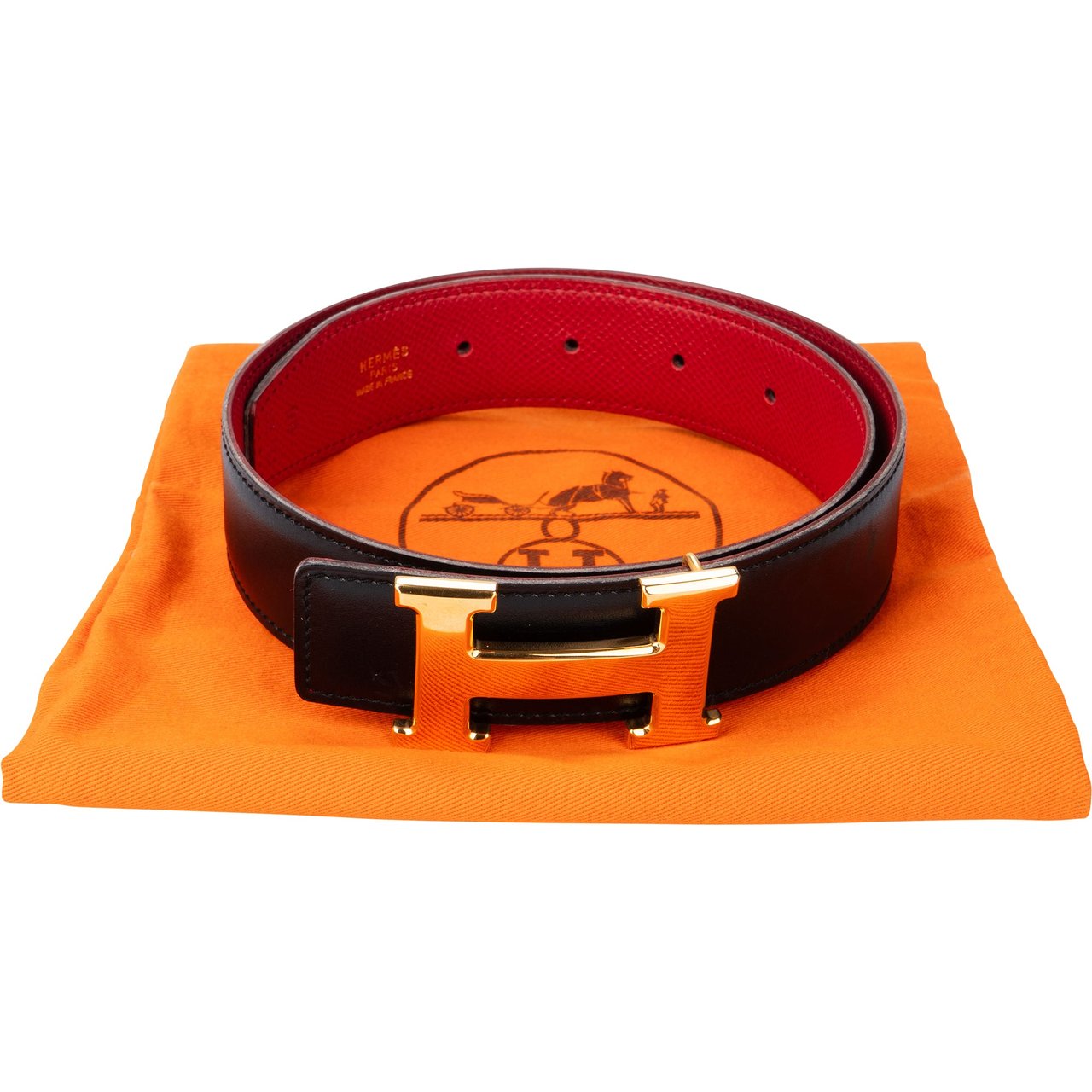 Hermès Hermès Reversible Leather Women Belt (60-65) Divers