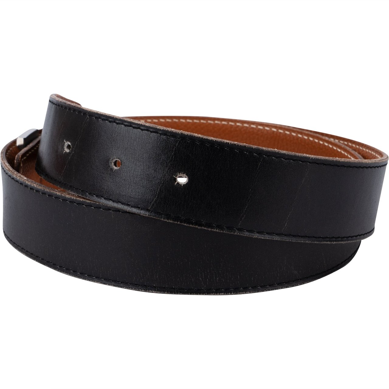 Hermès Hermès Bicolor Reversible Leather Belt (85) Divers