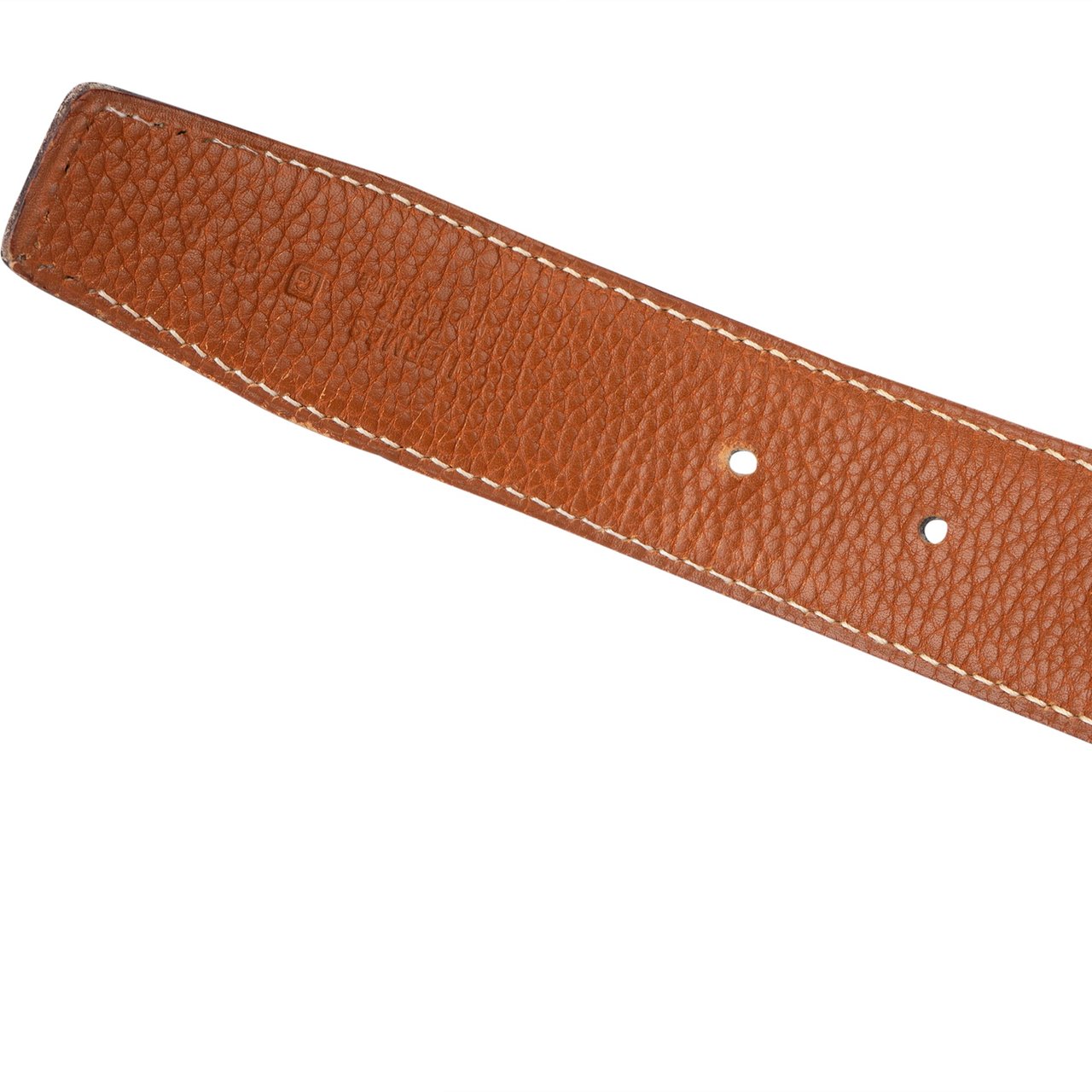 Hermès Hermès Bicolor Reversible Leather Belt (85) Divers