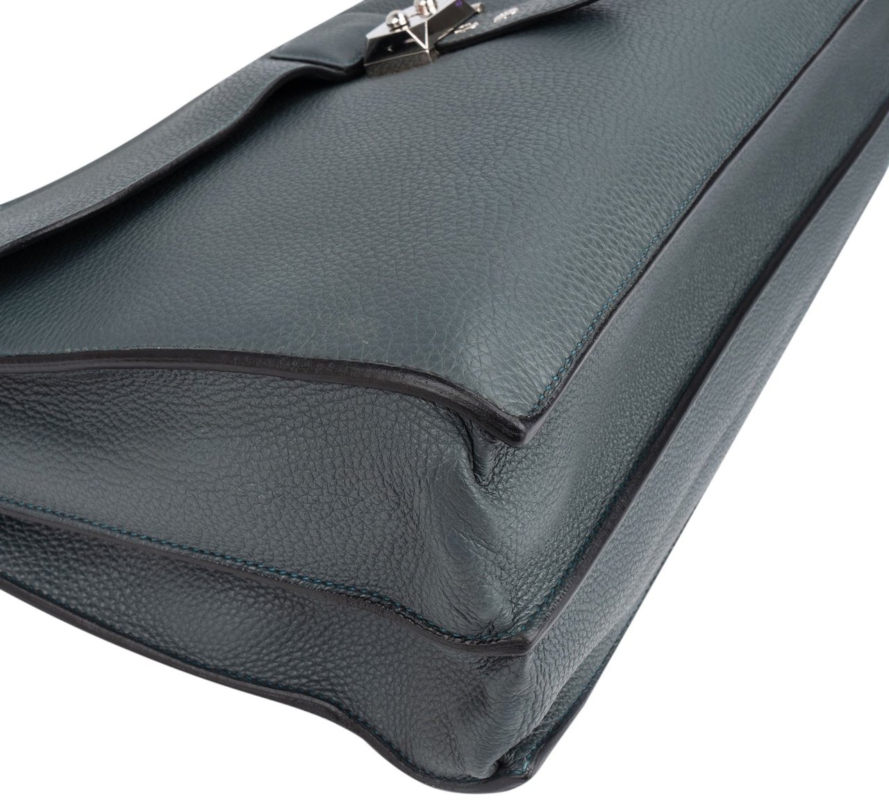 Hermès Hermès Gris Togo Leather Sac à Dépêches Business Handbag Donkergrijs