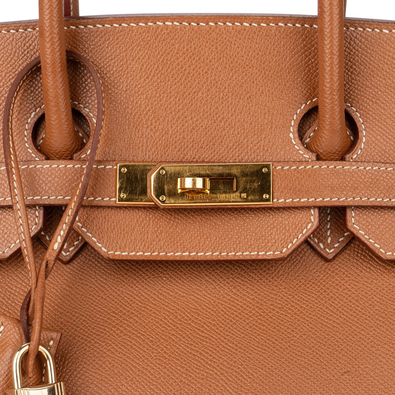 Hermès Hermès Brun Courchevel Leather Birkin 35 Handbag Divers
