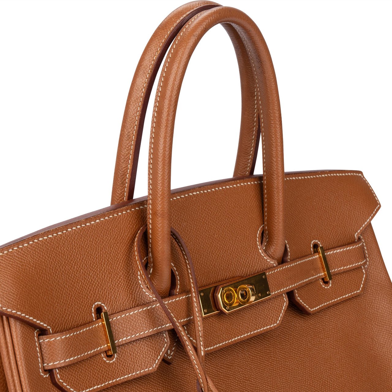 Hermès Hermès Brun Courchevel Leather Birkin 35 Handbag Divers