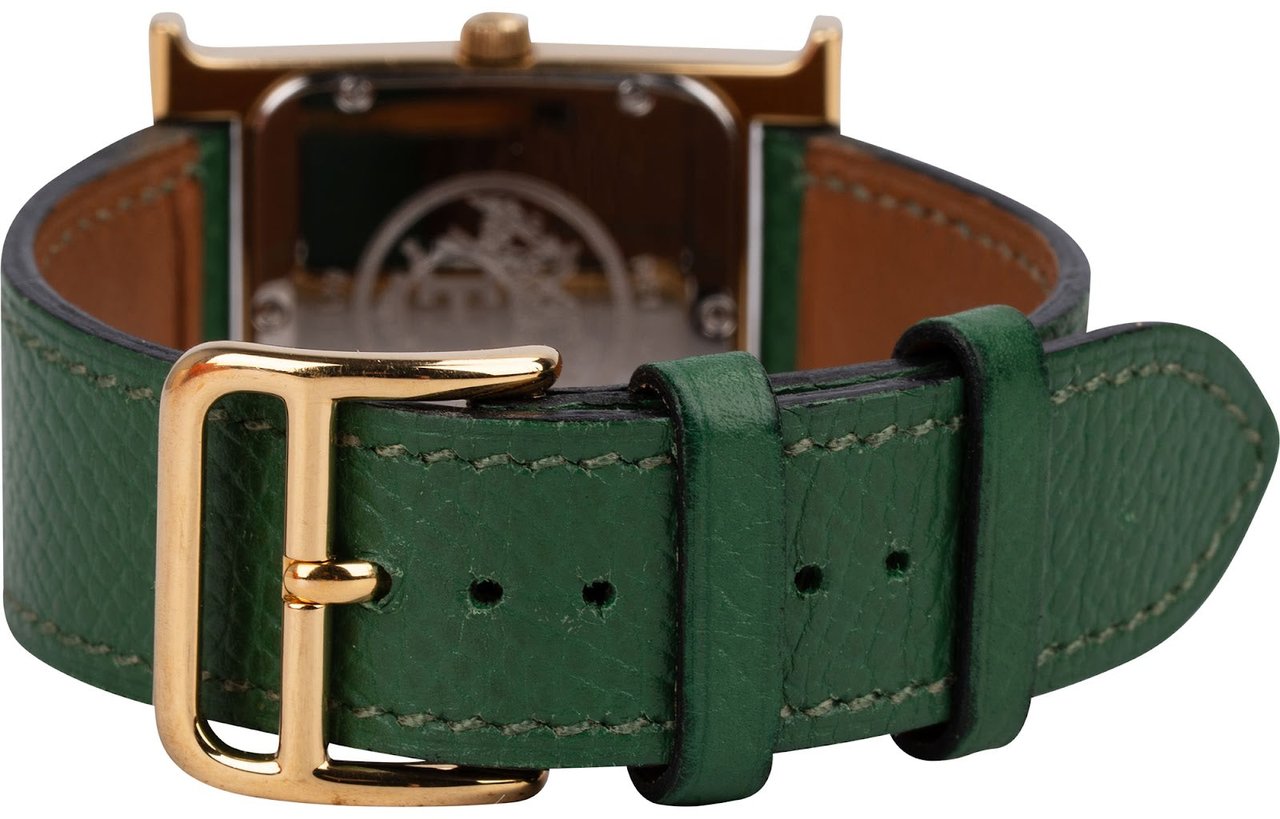 Hermès Hermès Gold Tone Heure H RS1.501 Women Watch Divers