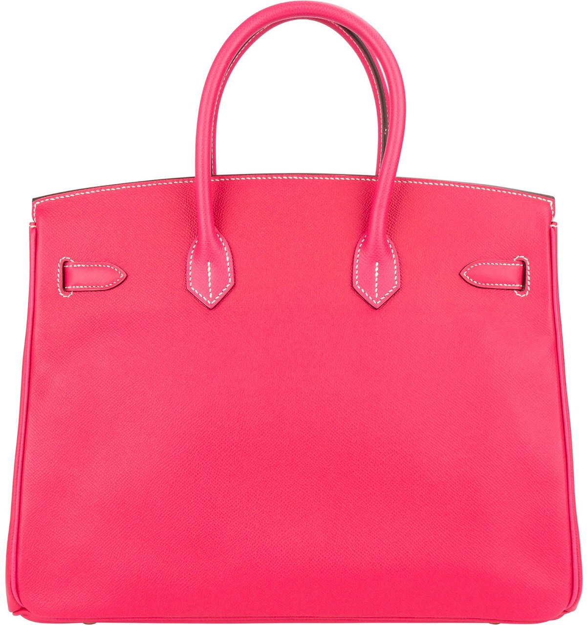 Hermès Rose Tyrien Epsom Leather Birkin 35 Handbag Roze