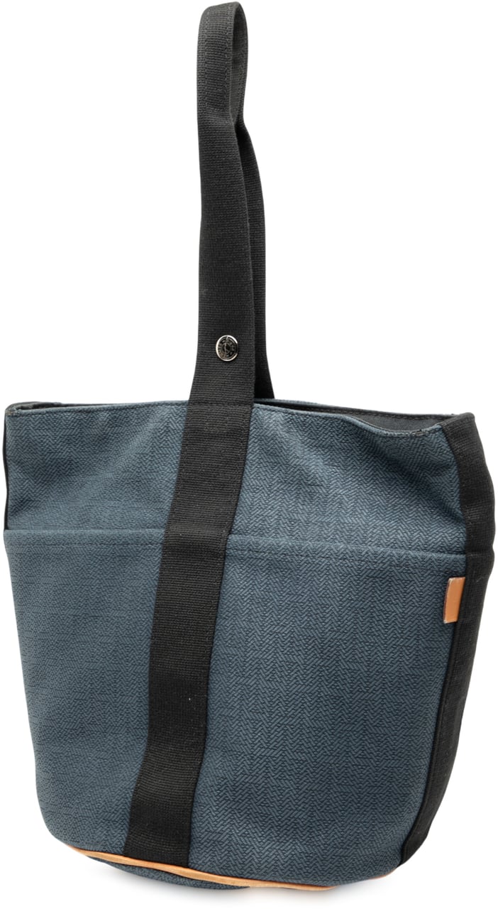 Hermès Toile Saxo MM Blauw